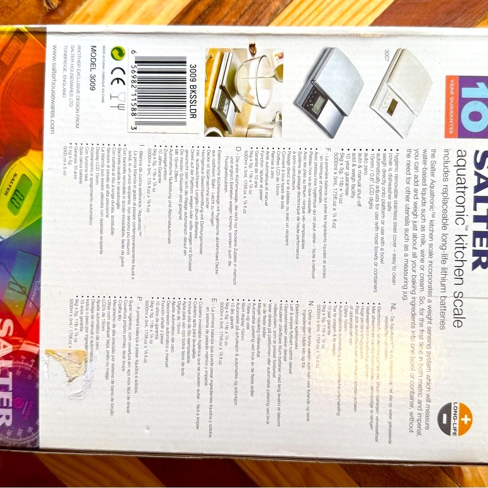 Digital Kitchen Scale - Silver - Picture 5 of 7